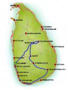 Unforgettable Sri Lanka - Map
